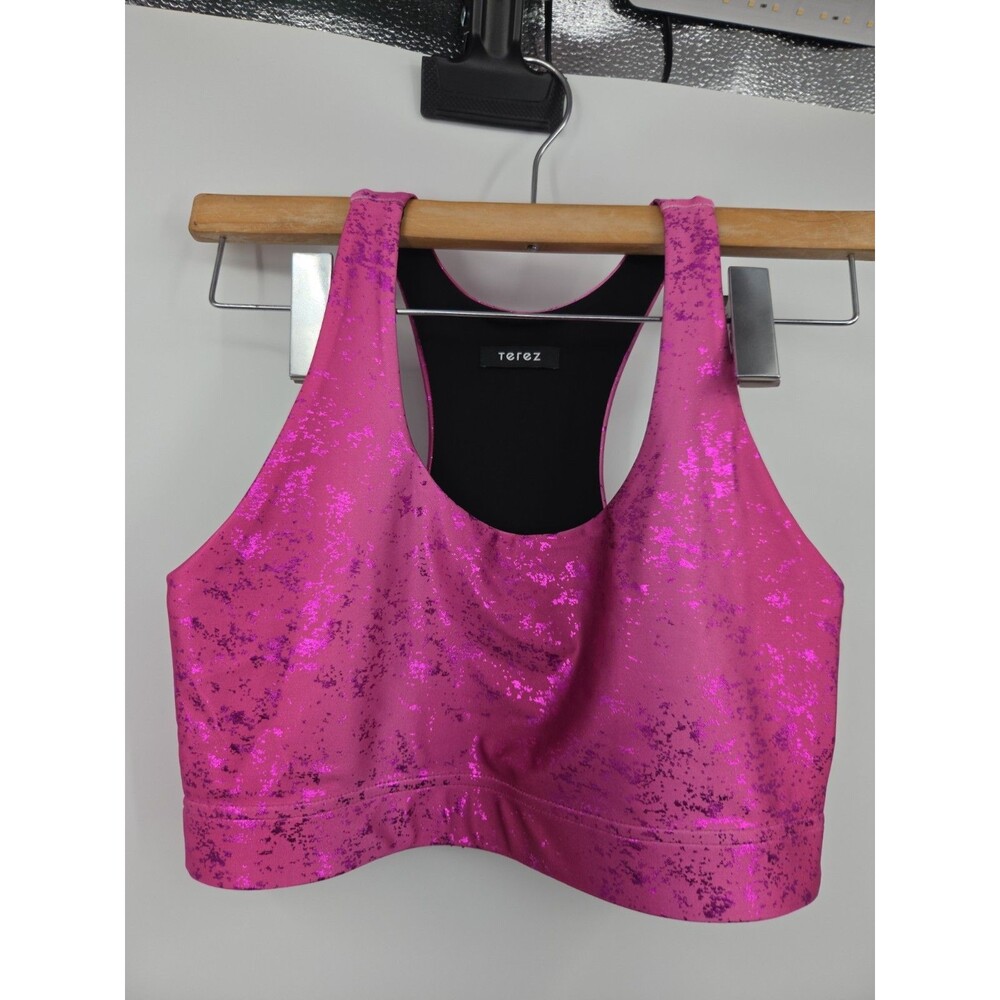 Terez Sports Bra Sz M  Sporty Active Athleisure Gym Running